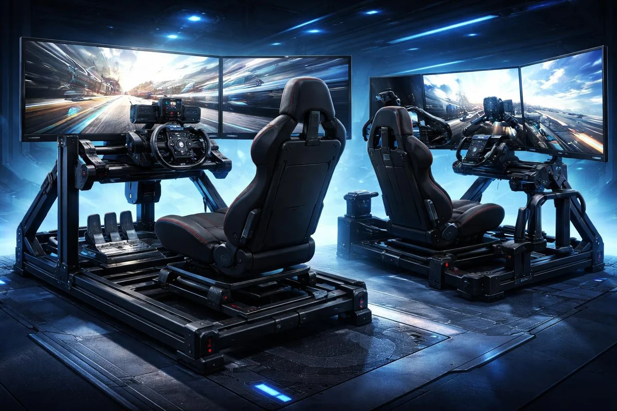 montar setup sim racing