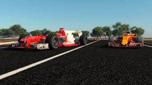 Diagrama de cálculo de FOV para Sim Racing